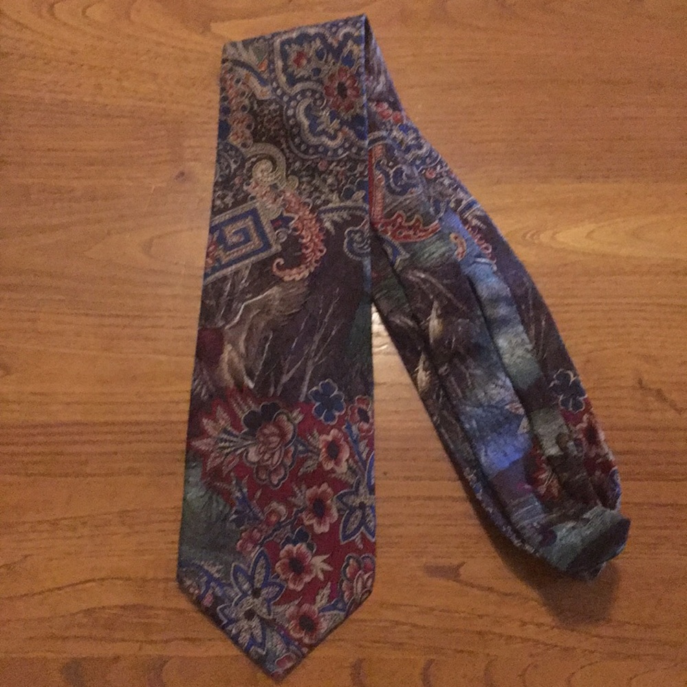 Balmain Vintage Tie Pierre Balmain Couture SILK